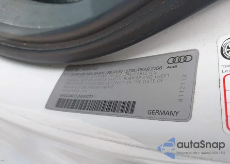 2018 Audi A6 3.0T Premium z USA, uszkodzony, nr VIN WAUG3AFC5JN045370